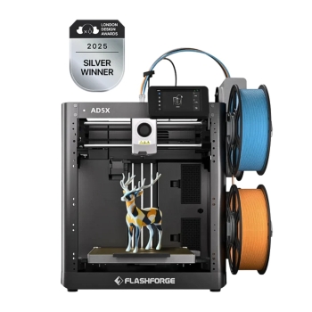 Flashforge AD5X 600mm/s Printing, Compact Design Light Weight 3D Printer