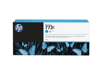 HP 773C 775-ML Cyan DesignJet Ink Cartridge