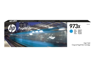 HP 973X High Yield Cyan Original PageWide Cartridge