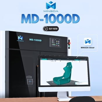 Mingda MD-1000D 1000mm Cube 4K Fast Printing of Large Complex Industrial Parts 3D Printer