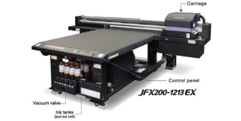 Mimaki MM-JFX200-1213 EX - 4'x4' UV Flatbed Printer