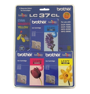 Brother LC37CL3PK Ink Cartridges 
