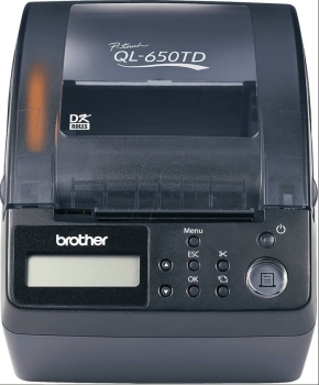 Brother QL‑650TD Thermal Label Printer With Time/Date Stamp
