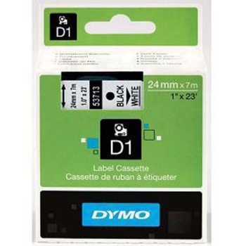 Dymo S0720930 D1 Tape 24mm Black on White