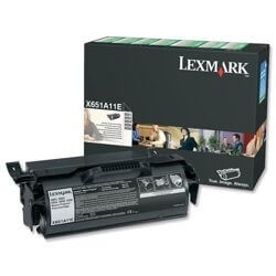 Lexmark Black Toner Cartridge T650A11E - Genuine	