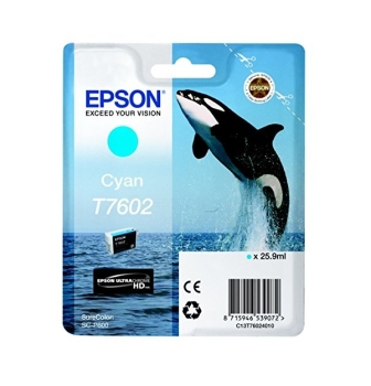 Epson T7602 Cyan Ink Cartridge