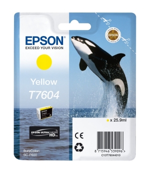 Epson T7604 Yellow Ink Cartridge