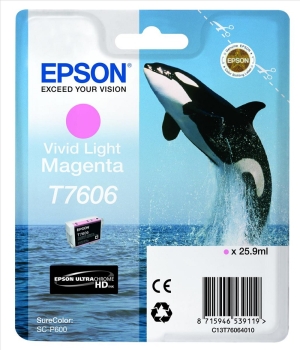 Epson T7606 Light Magenta Ink Cartridge