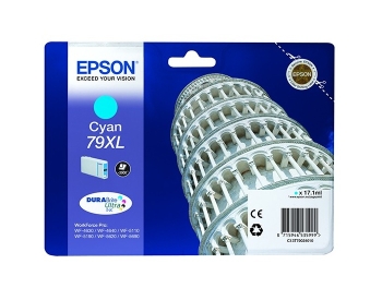 Epson T7902 Cyan 79XL DURABrite Ultra Ink- Ink Cartridge Singlepack 