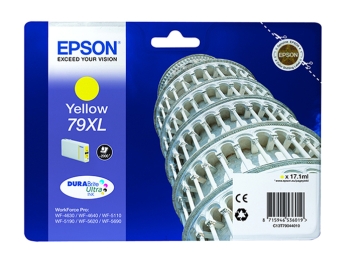 Epson T7904 Yellow 79XL DURABrite Ultra Ink- Ink Cartridge Singlepack 