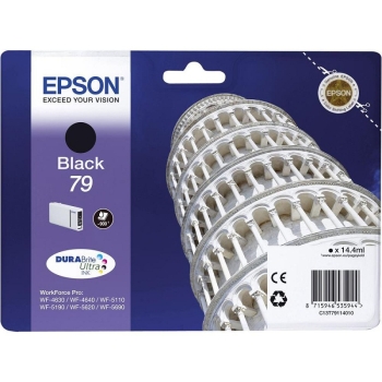 Epson T7911 Black 79 DURABrite Ultra Ink- Ink Cartridge Singlepack 