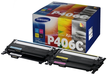 Samsung CLT-P406C Value Pack Laser Printer Toner