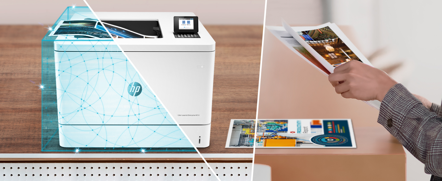 professional quality documents secure fast first page out LCD display USB port web jetadmin