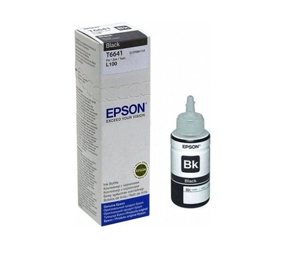 epson bk t6641 black